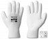 Rękawice ochronne PURE WHITE poliuretan, rozmiar 7
