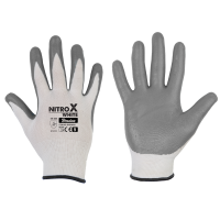 

 Rękawice ochronne NITROX WHITE nitryl, rozmiar 10

