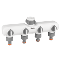 

 WHITE LINE Rozdzielacz 4-drożny z GW 1"-3/4" z zaworami

